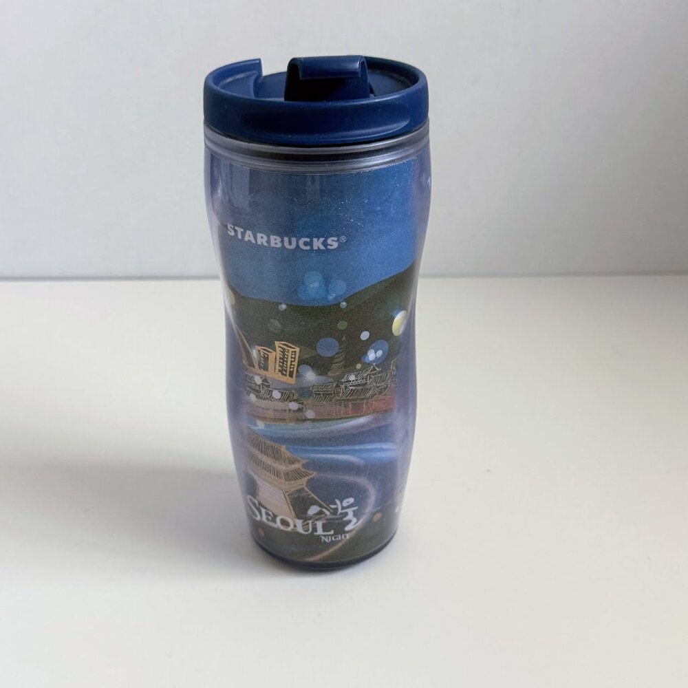 NEW Vintage Starbucks Seoul Night Korea 12oz Tumbler 2012